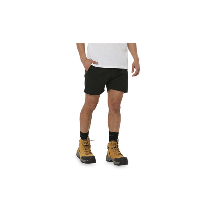 Bermudas Caterpillar Corta Haul Hombre Negros | Chile-514670RAH