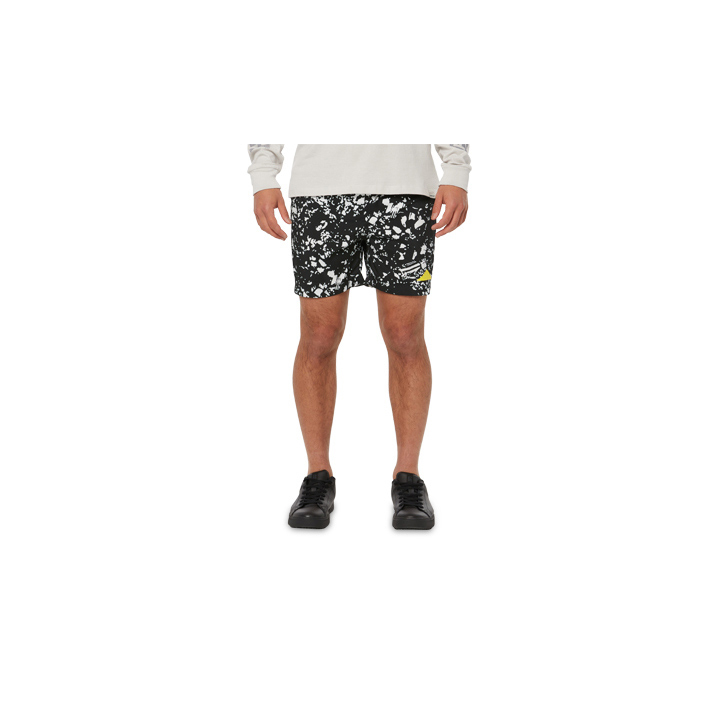 Bermudas Caterpillar Foundation Swim Trunk Hombre Negros Blancos | Chile-956742ZJG
