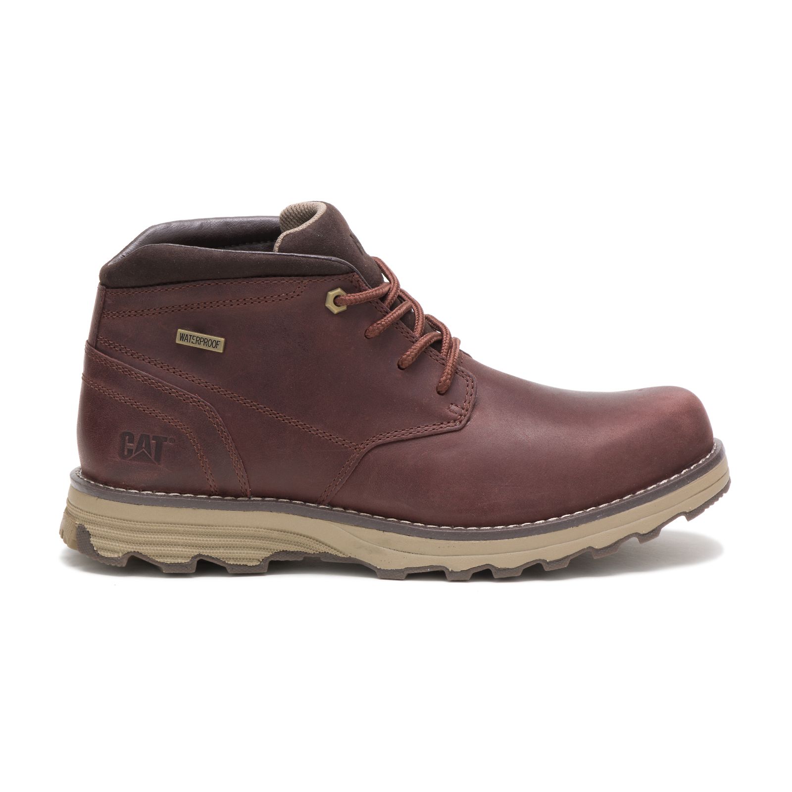 Botas Chukka Caterpillar Elude Impermeables Hombre Marrom | Chile-482650QKY