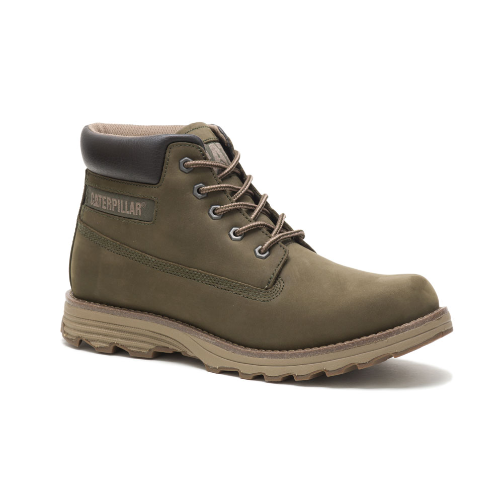 Botas Chukka Caterpillar Founder Hombre Verde Oliva | Chile-270859VPW
