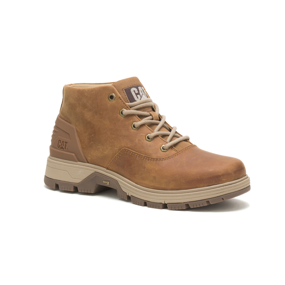 Botas Chukka Caterpillar Leverage Hombre Beige Oscuro | Chile-469203PRA