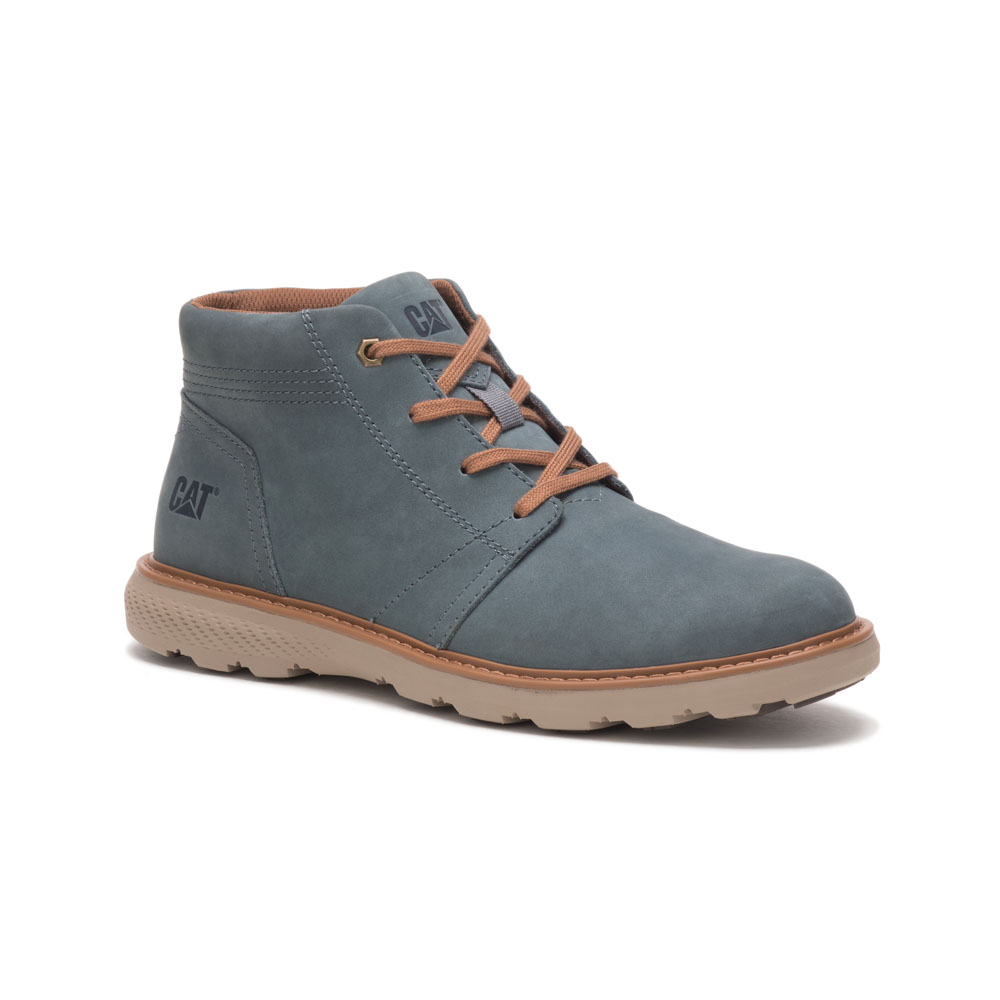 Botas Chukka Caterpillar Trey 2.0 Hombre Azules | Chile-304691OHJ