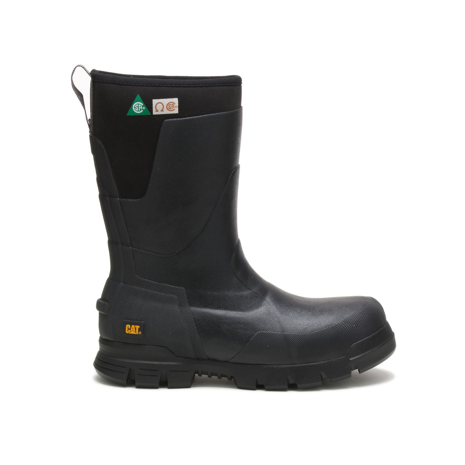Botas De Goma Caterpillar Stormers 11" Steel Puntera Csa Mujer Negros | Chile-012856XVC