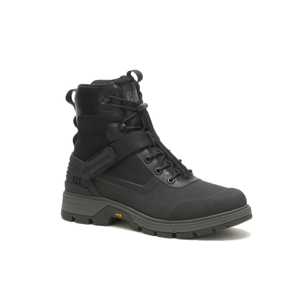 Botas De Montaña Caterpillar Leverage Hebilla Hombre Negros | Chile-769805WAT