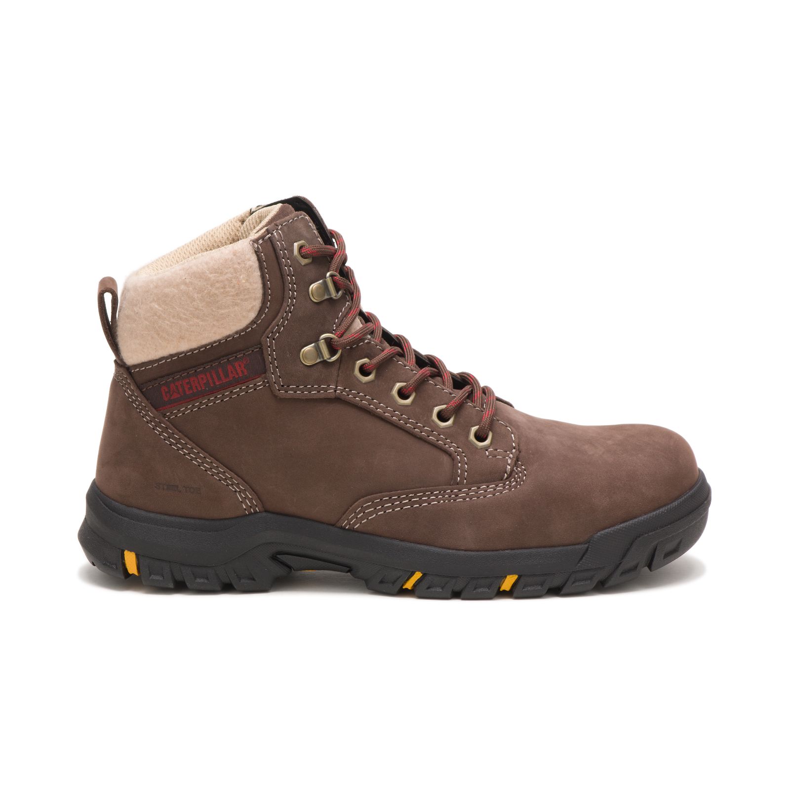 Botas De Punta De Acero Caterpillar Tess Steel Puntera Mujer Chocolate | Chile-803426GVJ