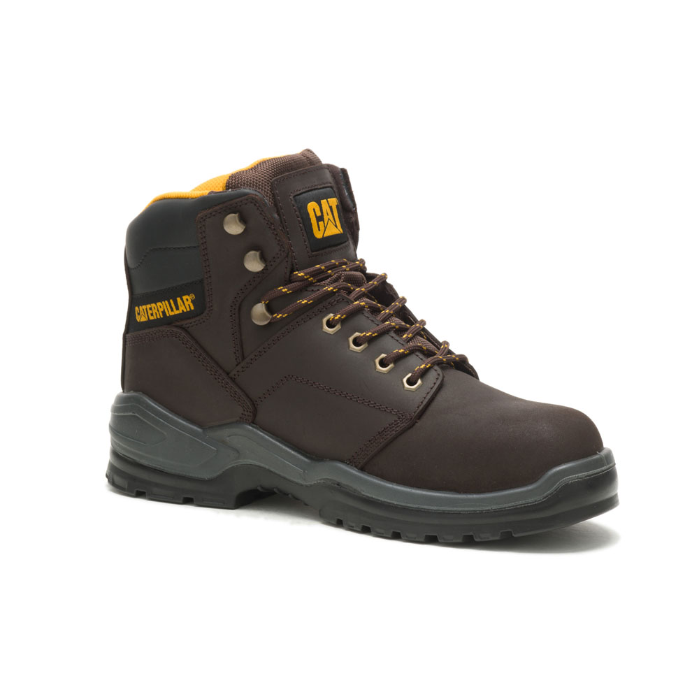 Botas De Seguridad Caterpillar Striver Astm Hombre Marrom | Chile-457921RGW