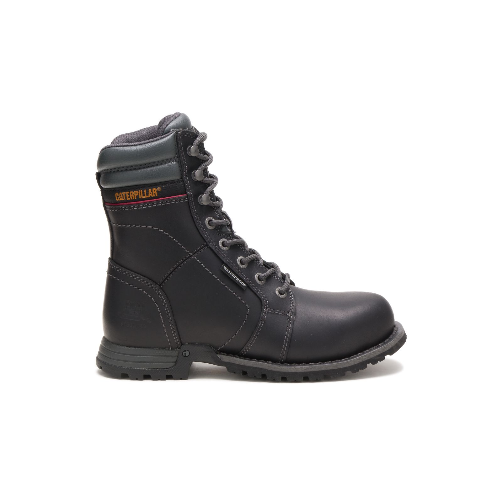 Botas De Trabajo Caterpillar Echo Impermeables Steel Puntera Mujer Negros | Chile-149657YXU