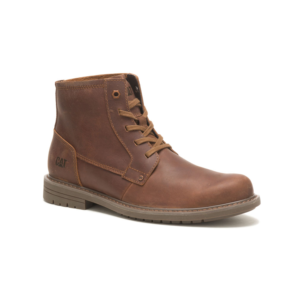 Botas De Trabajo Caterpillar Fluctuate Hi Hombre Marrom | Chile-498560VER