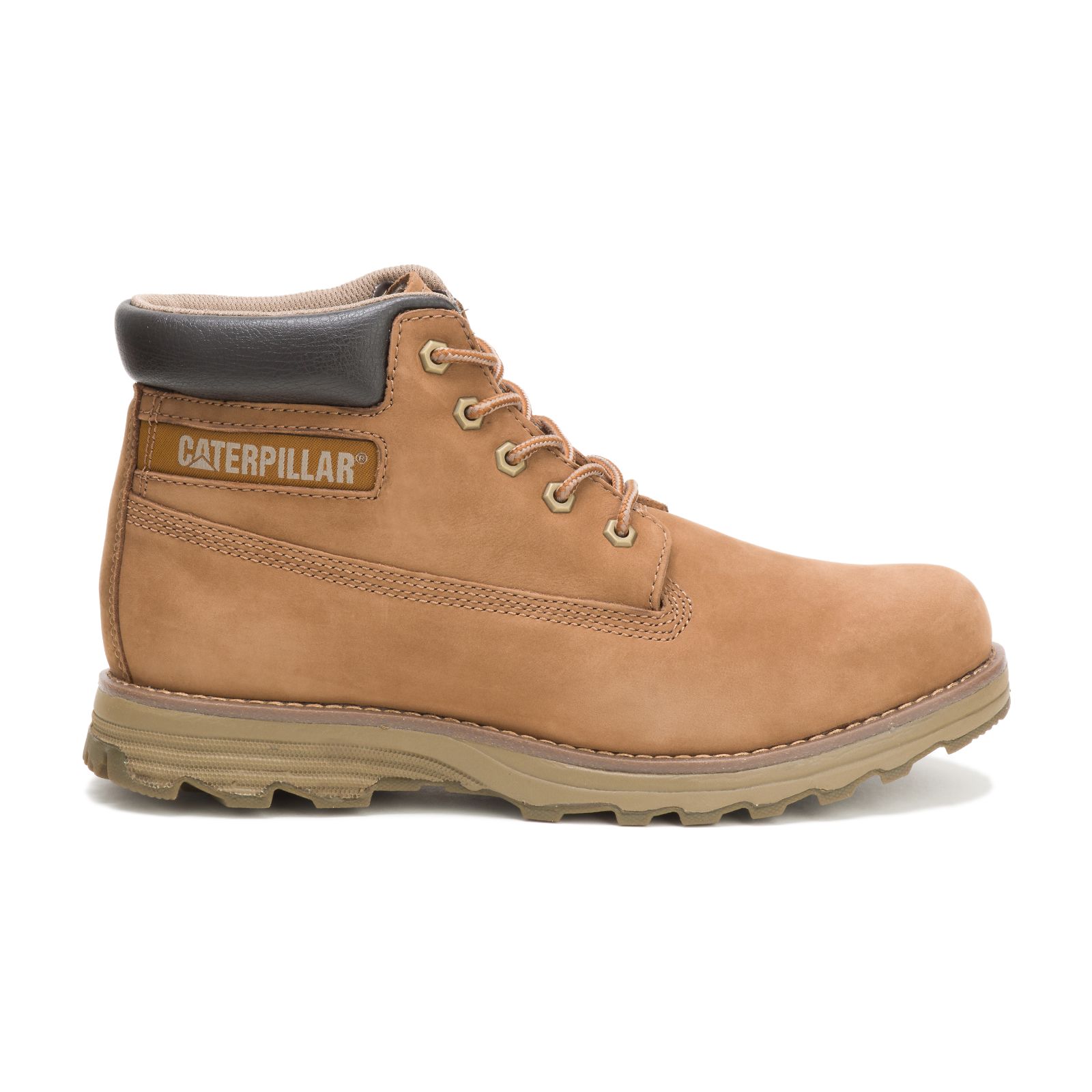 Botas De Trabajo Caterpillar Founder Hombre Marrom | Chile-984370FNW
