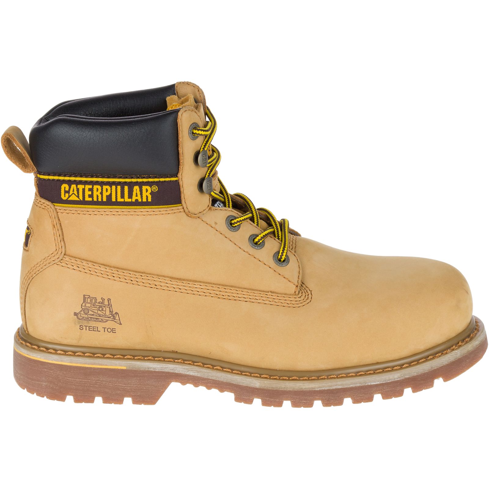 Botas De Trabajo Caterpillar Holton Sb E Fo Hro Src Hombre Naranjas | Chile-320971HXC