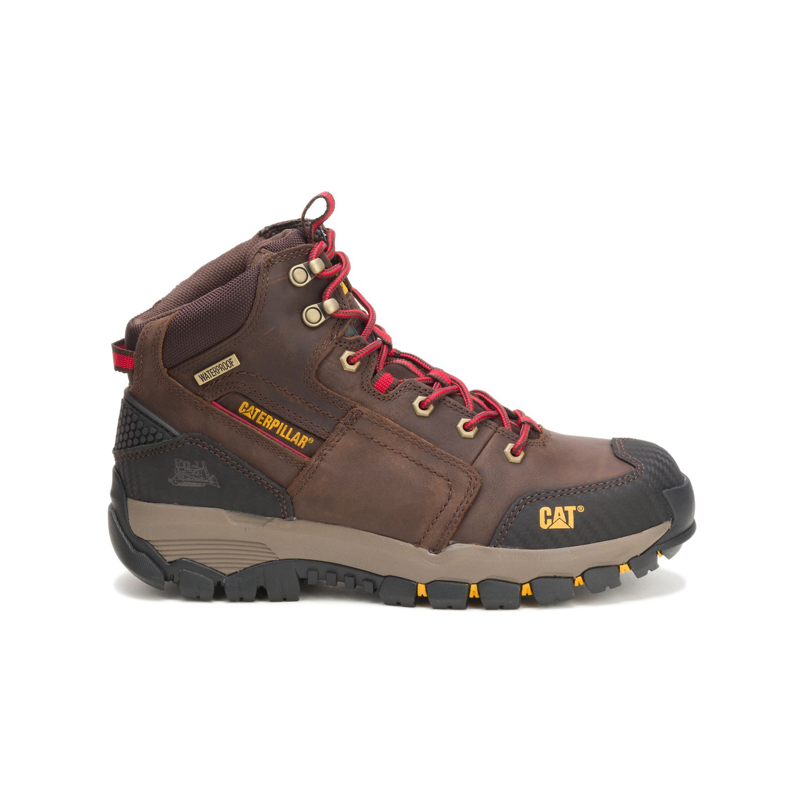 Botas De Trabajo Caterpillar Navigator Impermeables Hombre Marrom | Chile-098357UAM