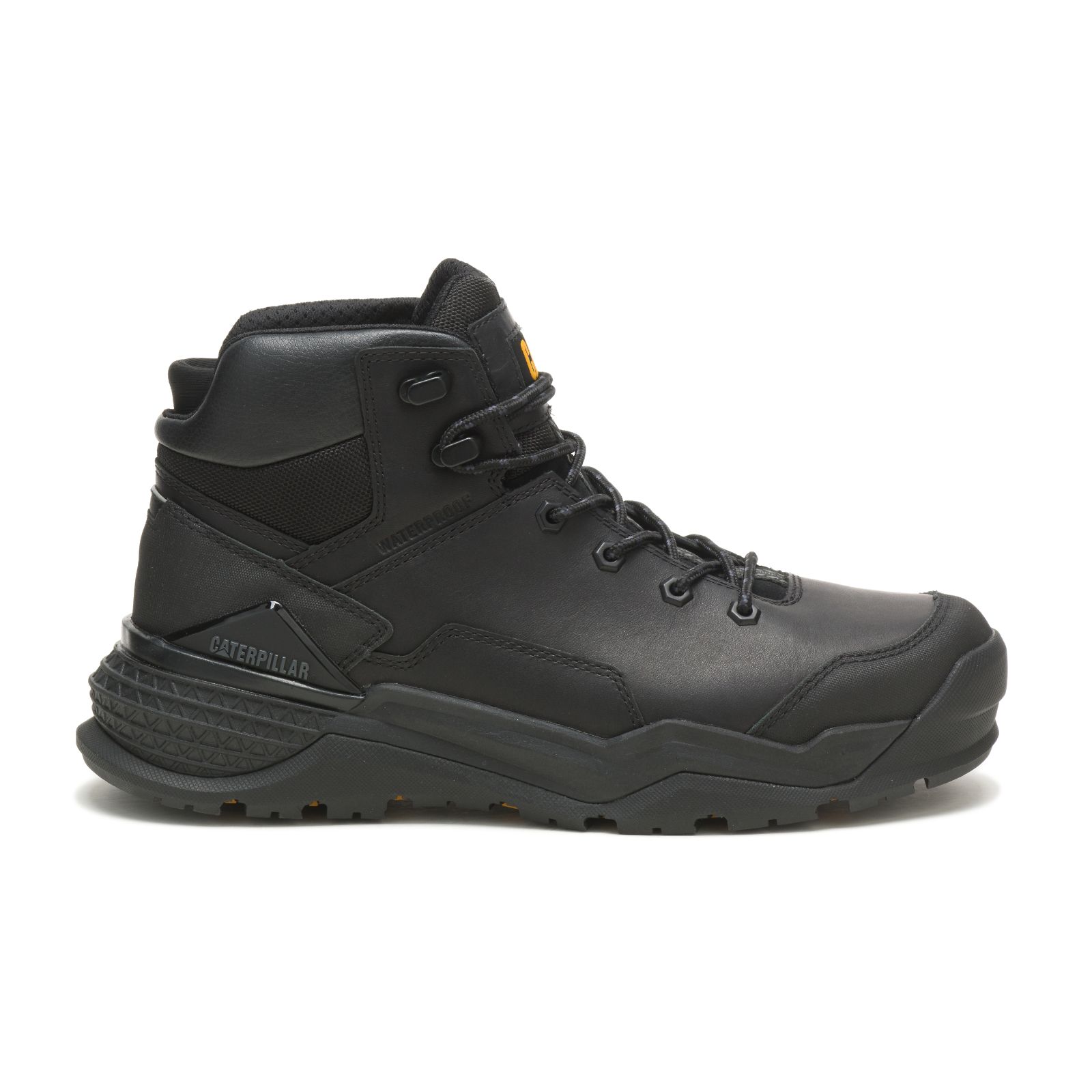 Botas De Trabajo Caterpillar Provoke Mid Impermeables Hombre Negros | Chile-563891LJZ