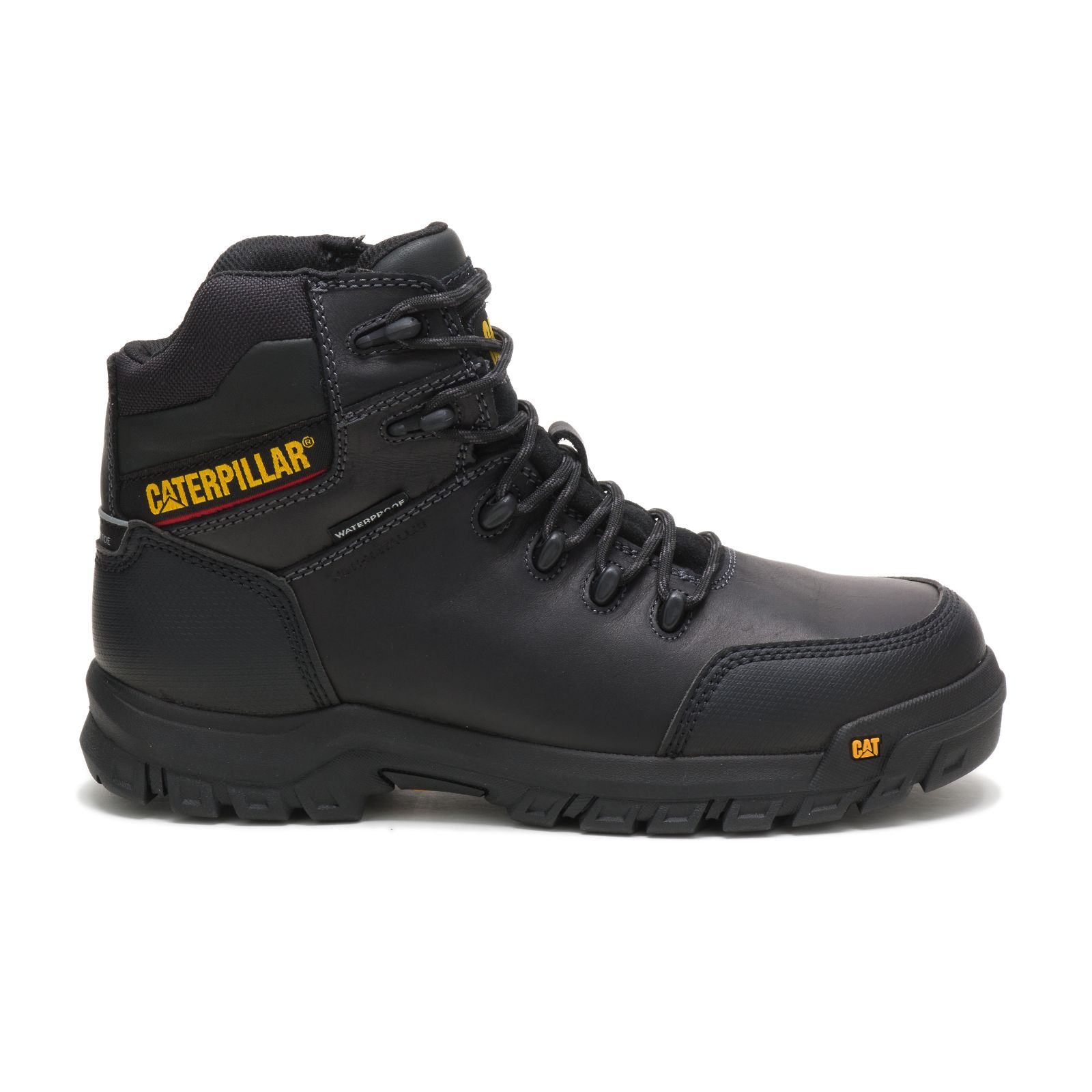 Botas De Trabajo Caterpillar Resorption Impermeables Composite Puntera Hombre Negros | Chile-341692P