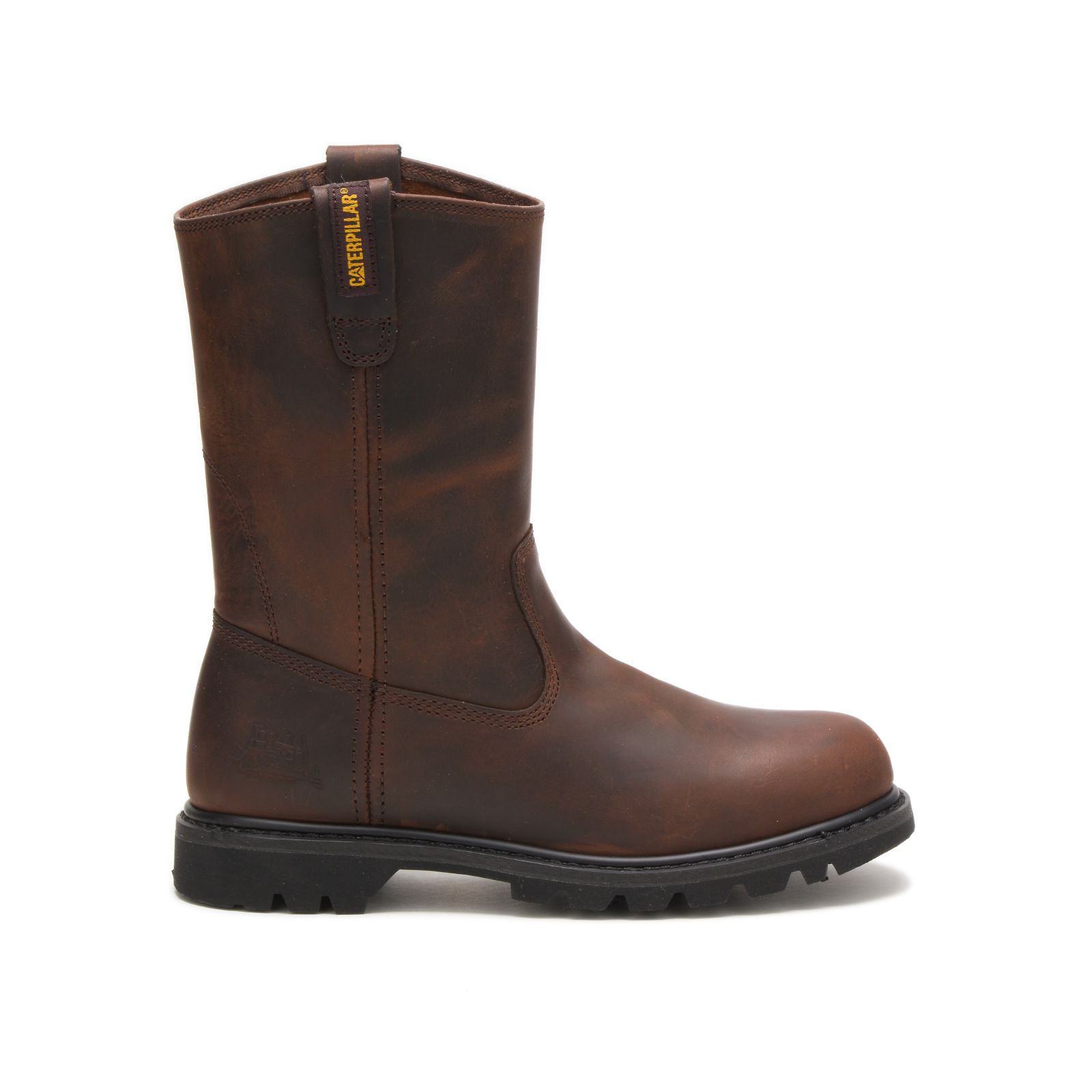 Botas De Trabajo Caterpillar Revolver Hombre Marrom | Chile-976184PWO
