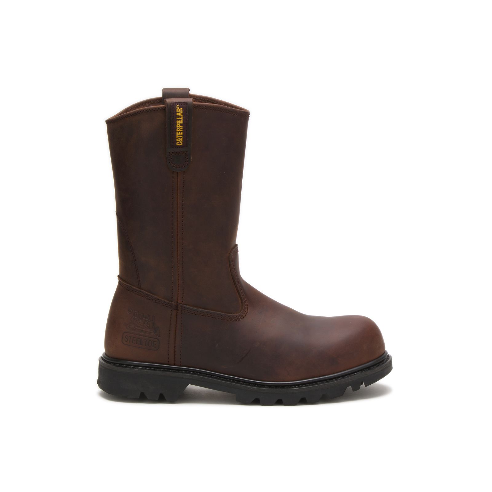Botas De Trabajo Caterpillar Revolver Steel Puntera Hombre Marrom | Chile-853604XKD