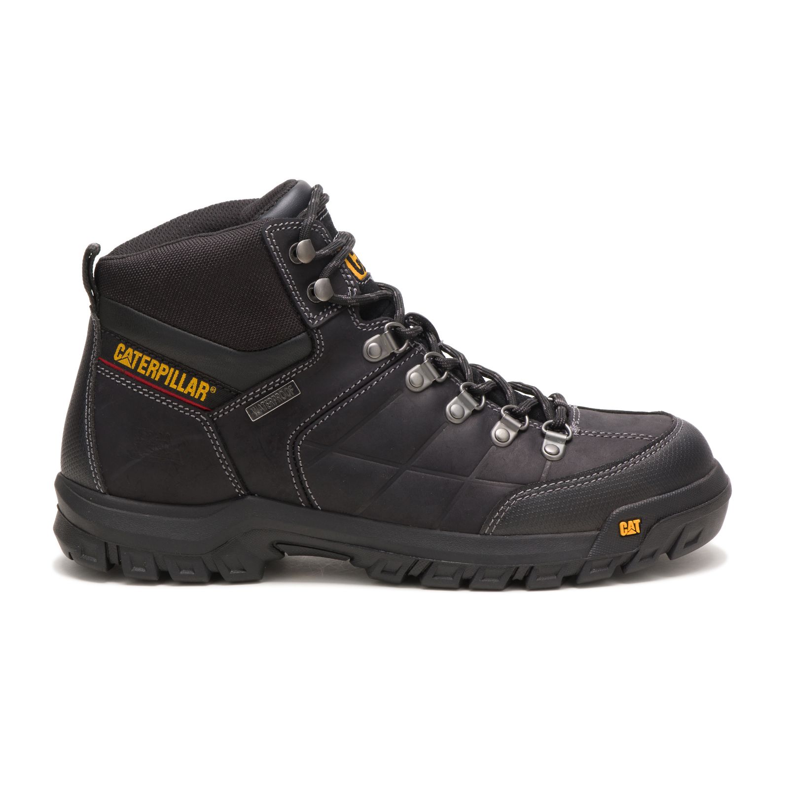 Botas De Trabajo Caterpillar Threshold Impermeables Hombre Negros | Chile-604983BPD