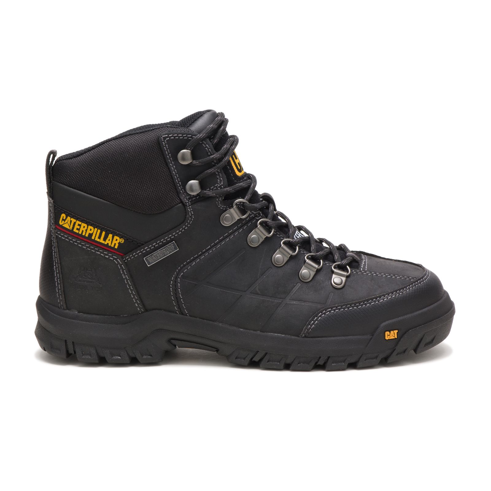 Botas De Trabajo Caterpillar Threshold Impermeables Steel Puntera Hombre Negros | Chile-702845MWC
