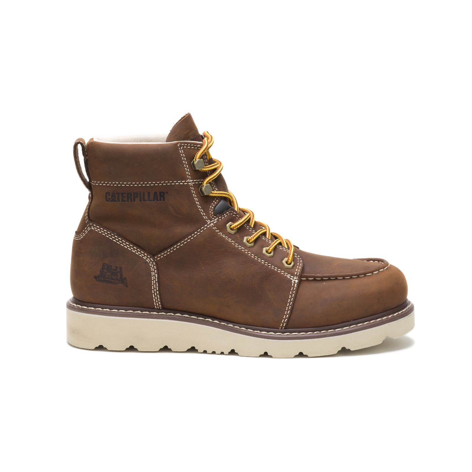 Botas De Trabajo Caterpillar Tradesman Hombre Chocolate Marrom | Chile-602487BTQ