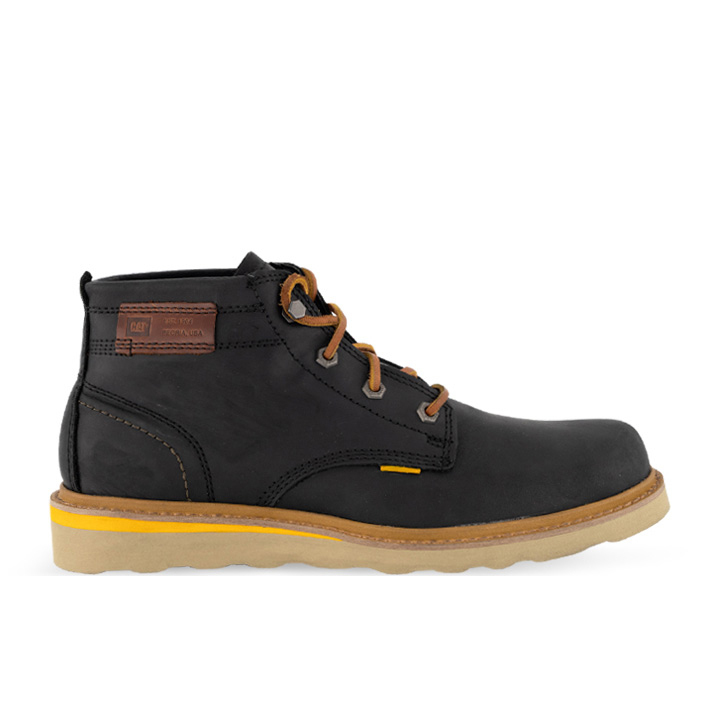 Bototos Caterpillar Jackson Mid Hombre Negros | Chile-582431IBX
