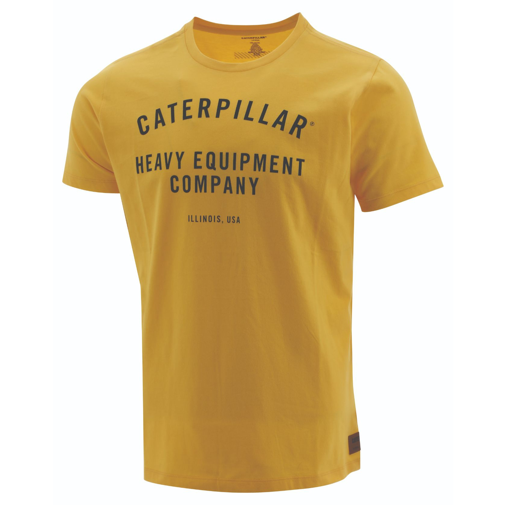 Camisetas Caterpillar Trabajo Hec Hombre Amarillos | Chile-413857PZA