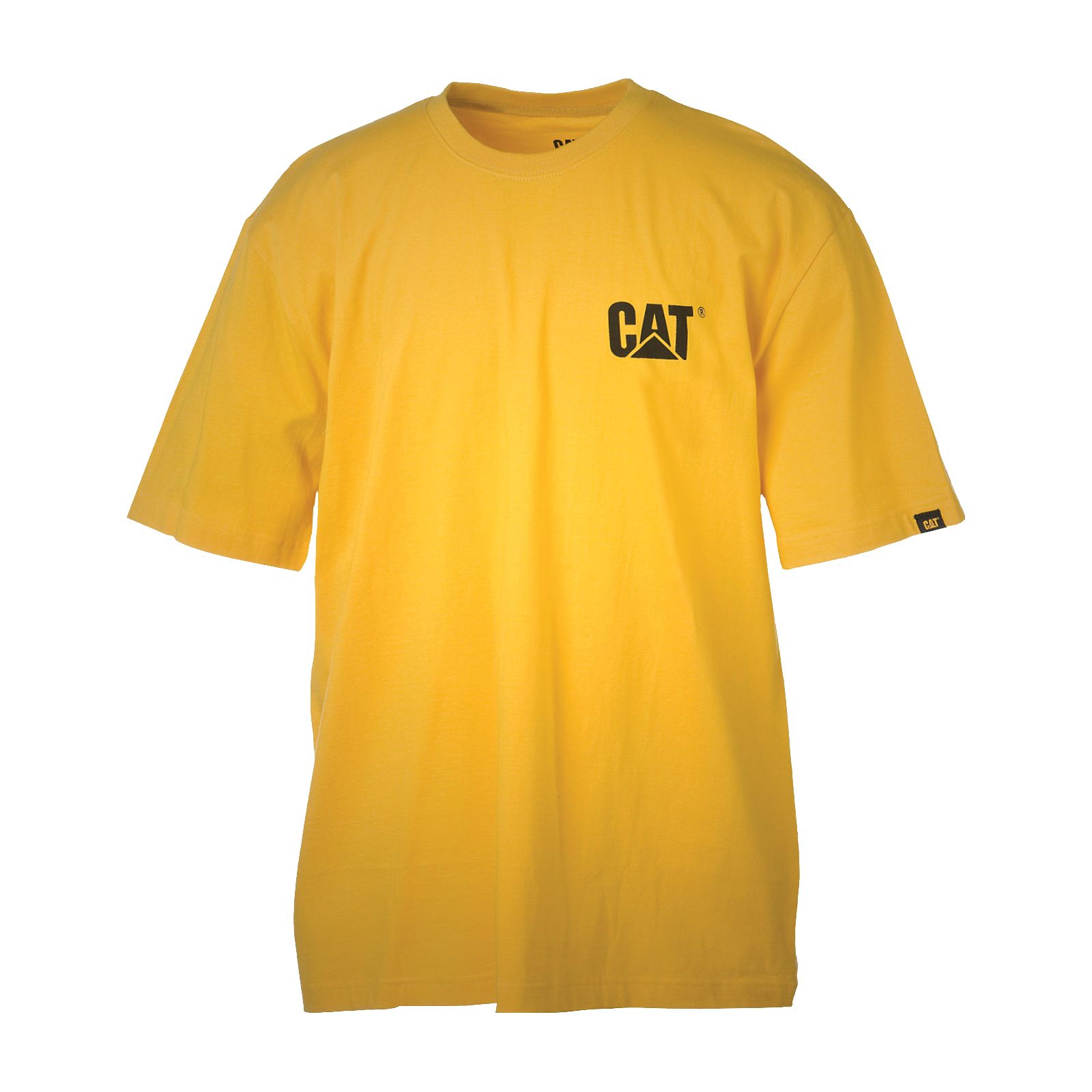 Camisetas Caterpillar Trademark Hombre Amarillos | Chile-871509DKR
