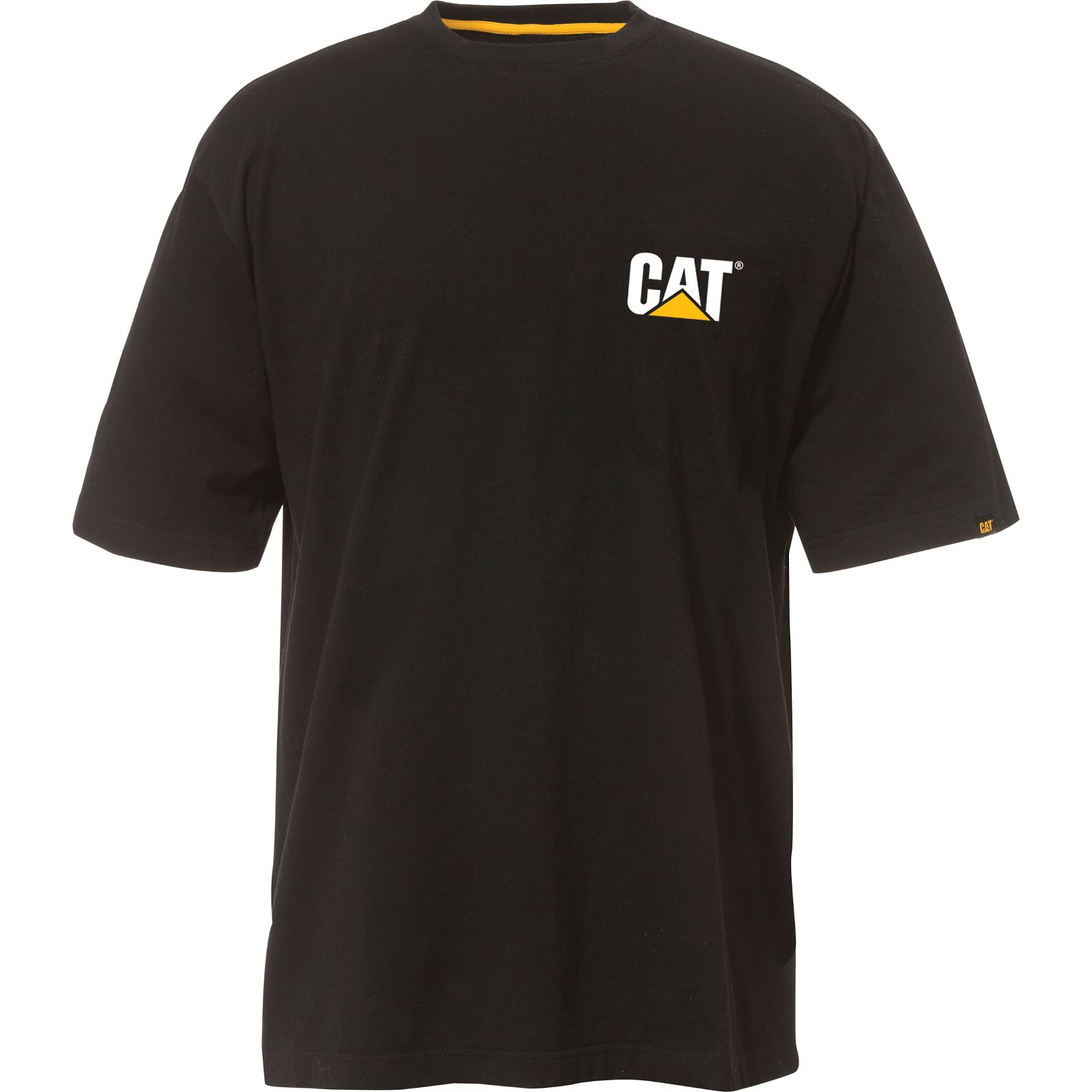 Camisetas Caterpillar Trademark Hombre Negros | Chile-215460WJI