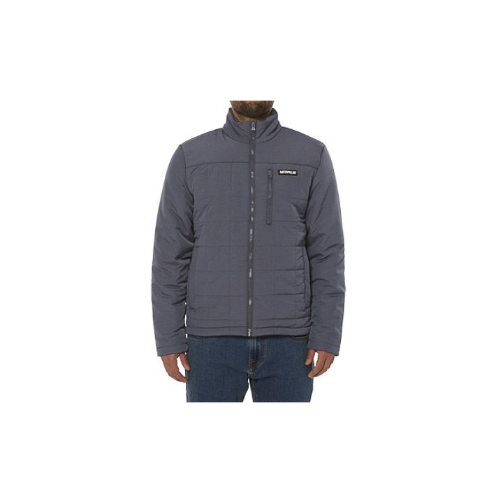 Chaquetas Caterpillar Foundation Sintetico Insulated Hombre Azul Marino | Chile-207496DPK