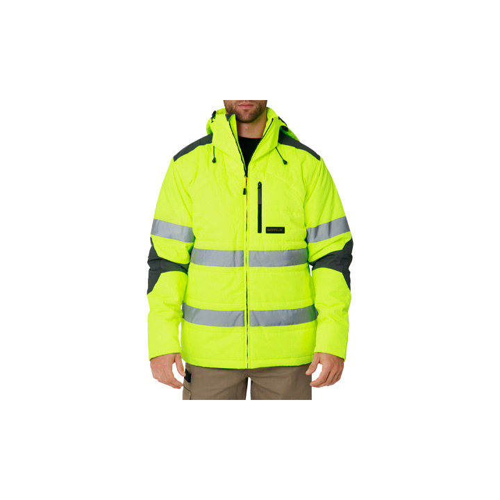 Chaquetas Caterpillar Hi Vis Boreas Taped Hombre Amarillos | Chile-021549ZQT