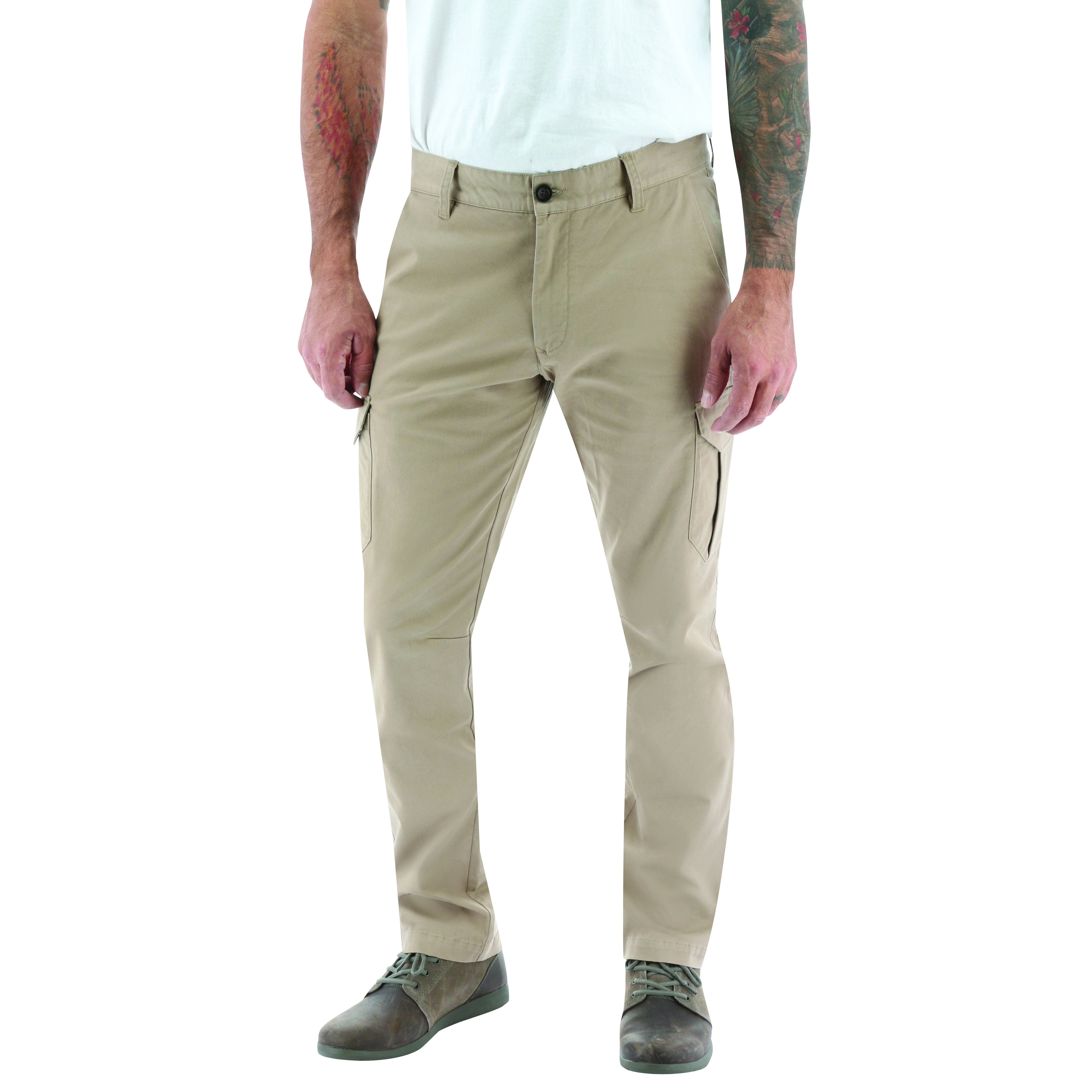 Pantalones Caterpillar Cargo Heritage Slim Fit Hombre Beige | Chile-103592QXG