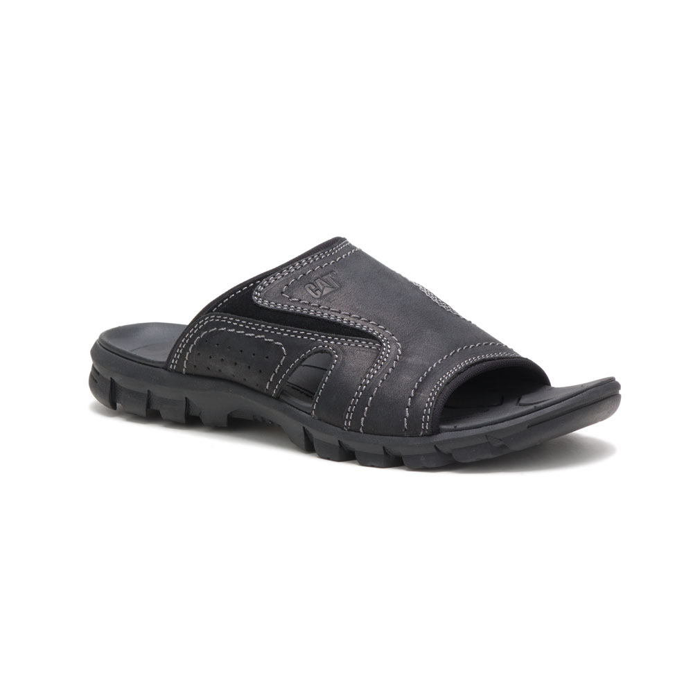 Sandalias Caterpillar Indigo Pak Hombre Negros | Chile-163240XUI