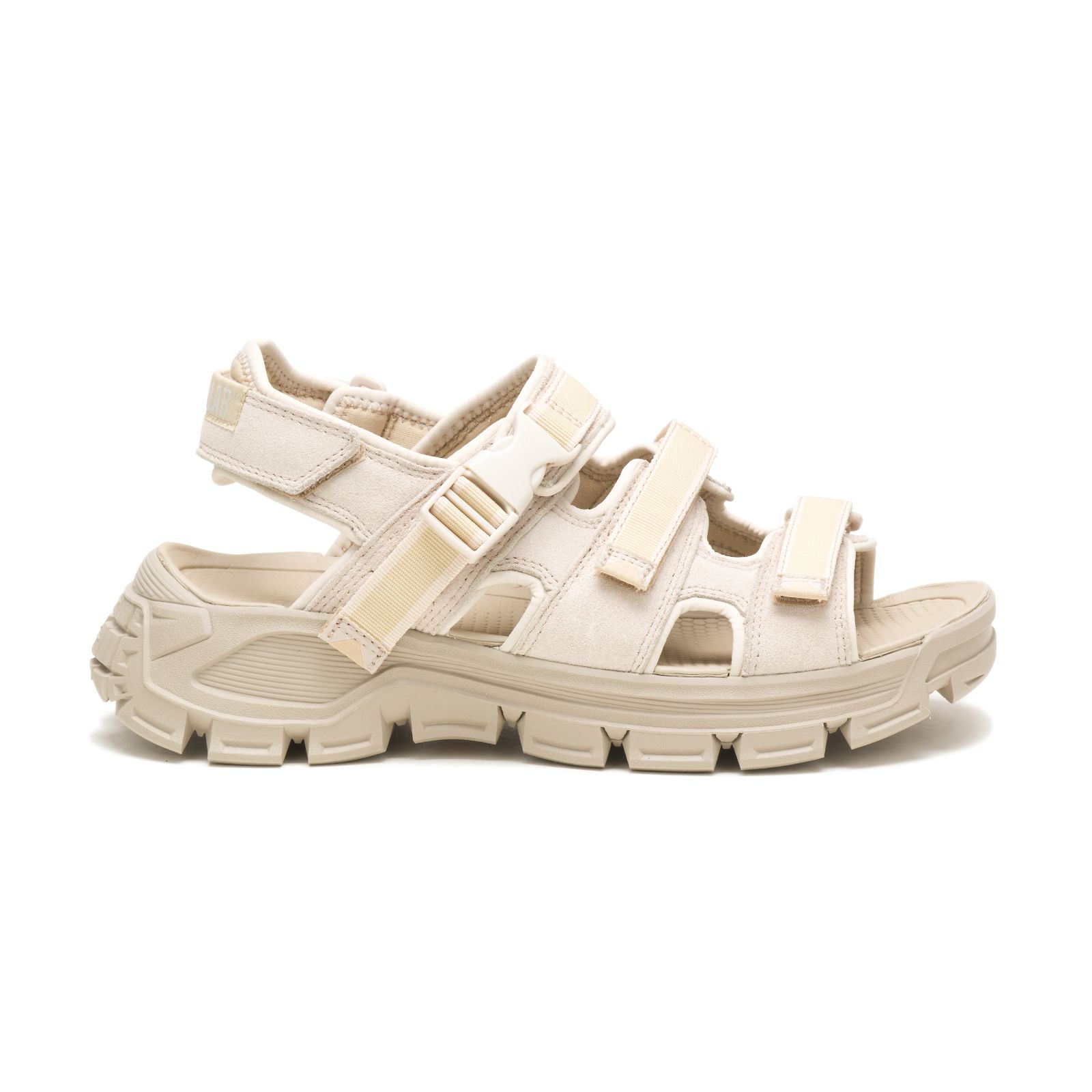 Sandalias Caterpillar Progressor Hebilla Hombre Beige | Chile-562784RXO