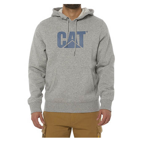 Sudaderas Caterpillar Foundation Encapuchado Sweatshirt Hombre Grises | Chile-856409LMB