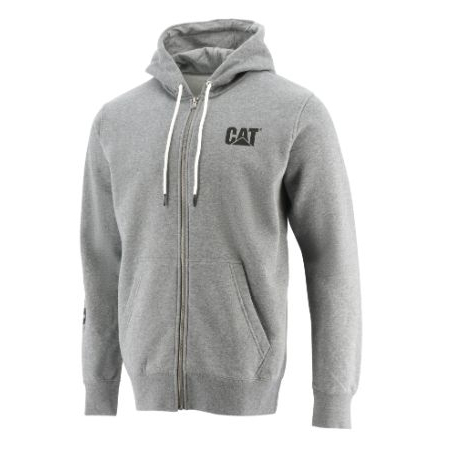 Sudaderas Caterpillar Foundation Fz Dm Encapuchado Sweatshirt Hombre Grises Oscuro | Chile-046957SIM