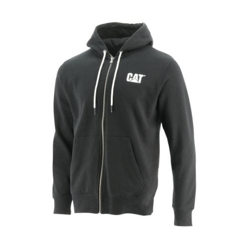 Sudaderas Caterpillar Foundation Fz Dm Encapuchado Sweatshirt Hombre Negros | Chile-827130MYB