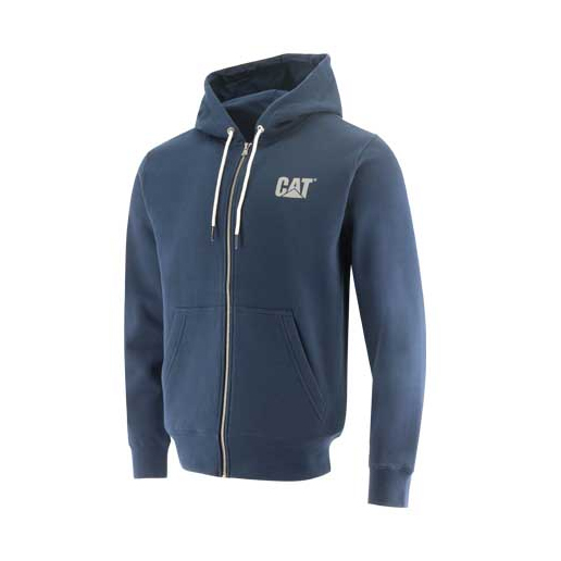 Sudaderas Caterpillar Foundation Fz Dm Encapuchado Sweatshirt Hombre Azules | Chile-956807RJS