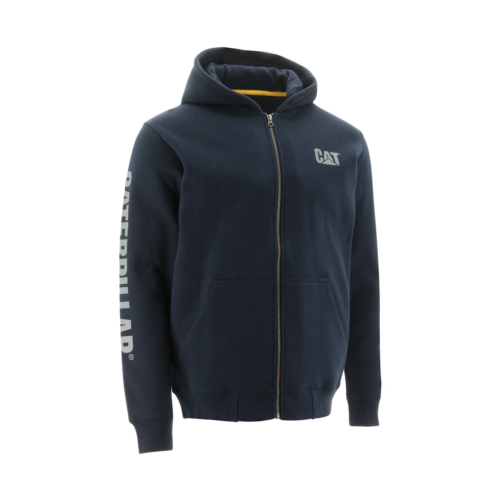 Sudaderas Caterpillar Full Zip Encapuchado Hombre Azul Marino | Chile-413659HWY