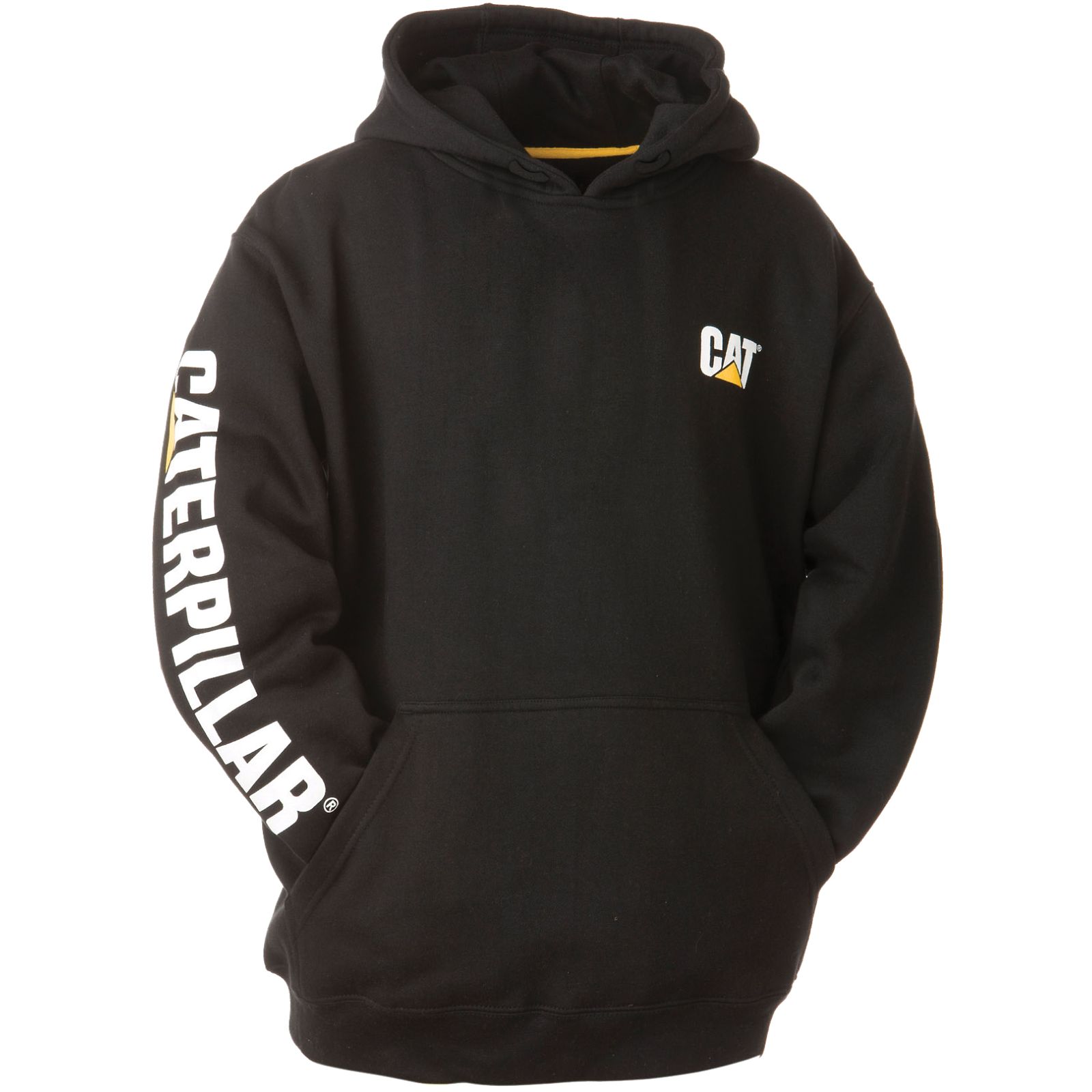 Sudaderas Caterpillar Trademark Banner Hombre Negros | Chile-783512OKS