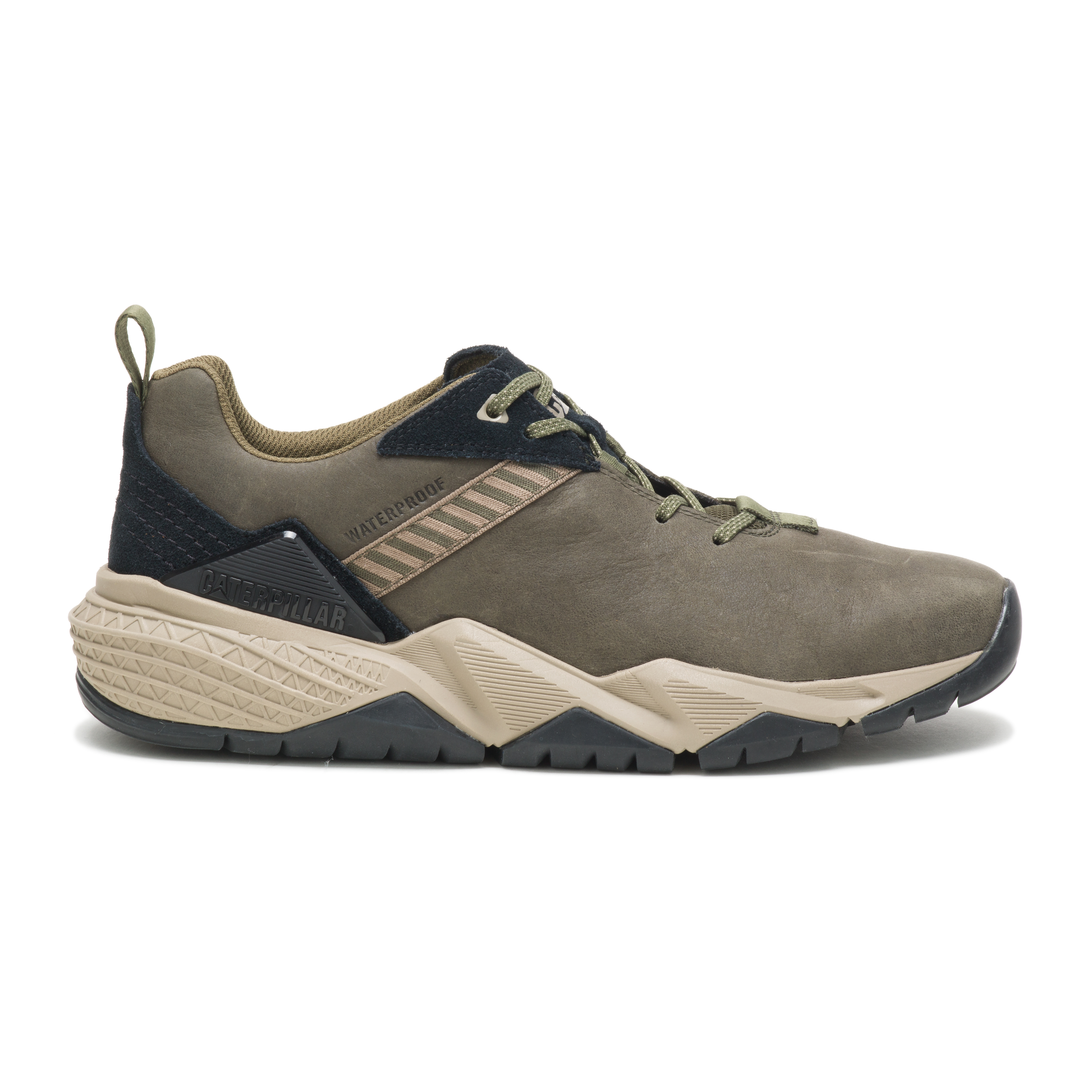 Zapatos Casuales Caterpillar Groundwork Wp Hombre Verde Oliva | Chile-425136TOD