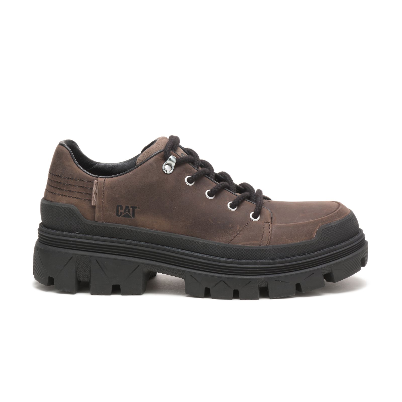 Zapatos Casuales Caterpillar Hardware Lo Hombre Marrom Oscuro Negros | Chile-402836JBU