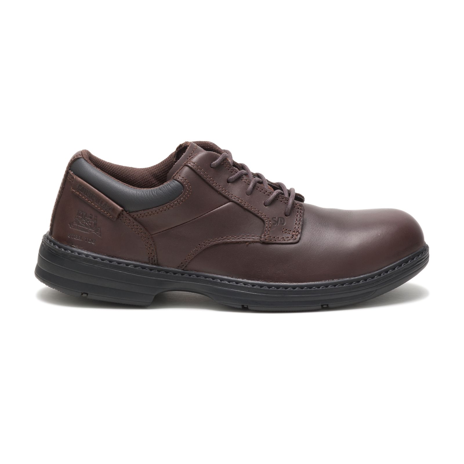 Zapatos De Trabajo Caterpillar Oversee Steel Puntera Hombre Marrom Oscuro | Chile-431758MJB