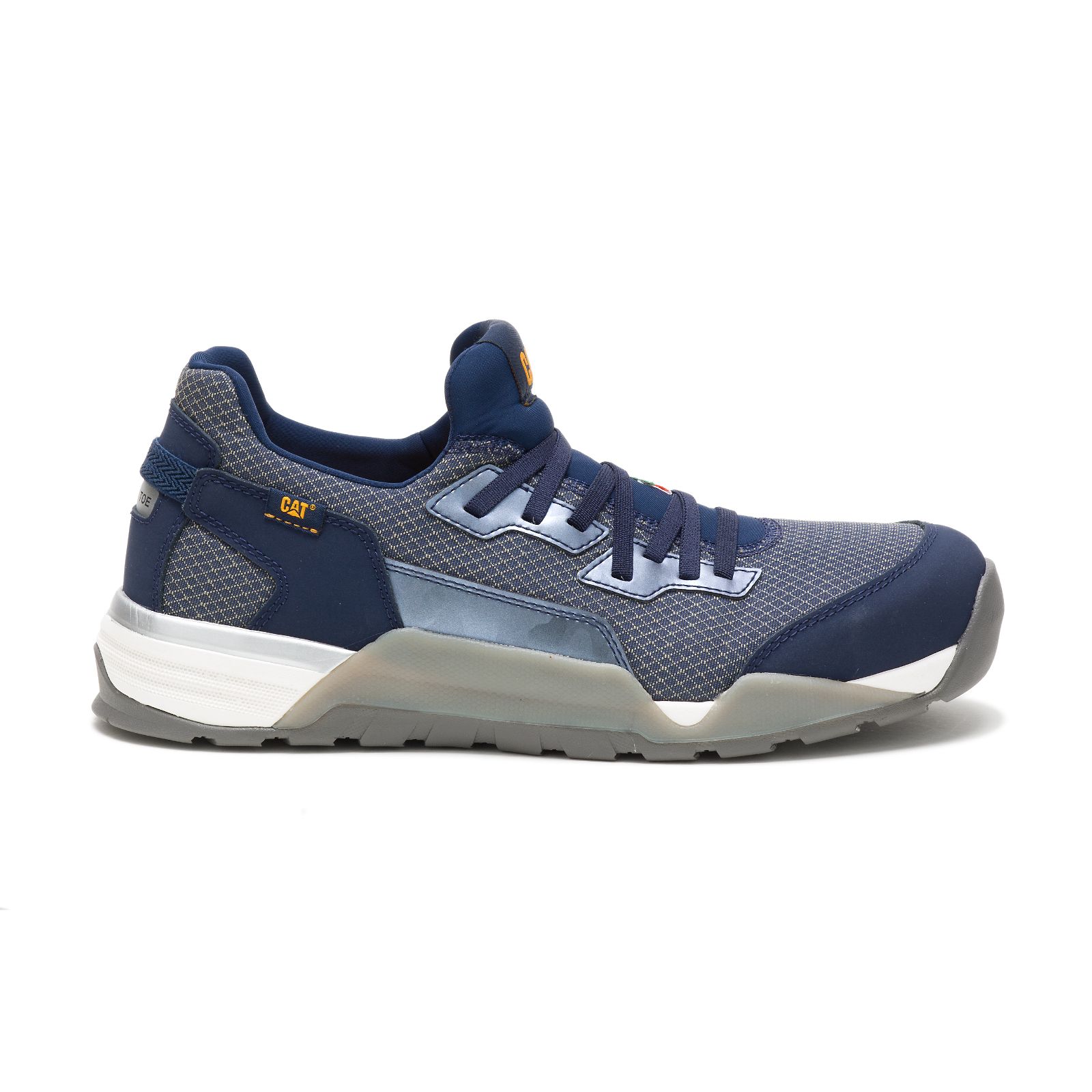 Zapatos De Trabajo Caterpillar Sprint Textil Alloy Puntera Csa Hombre Azules | Chile-913642ZYI