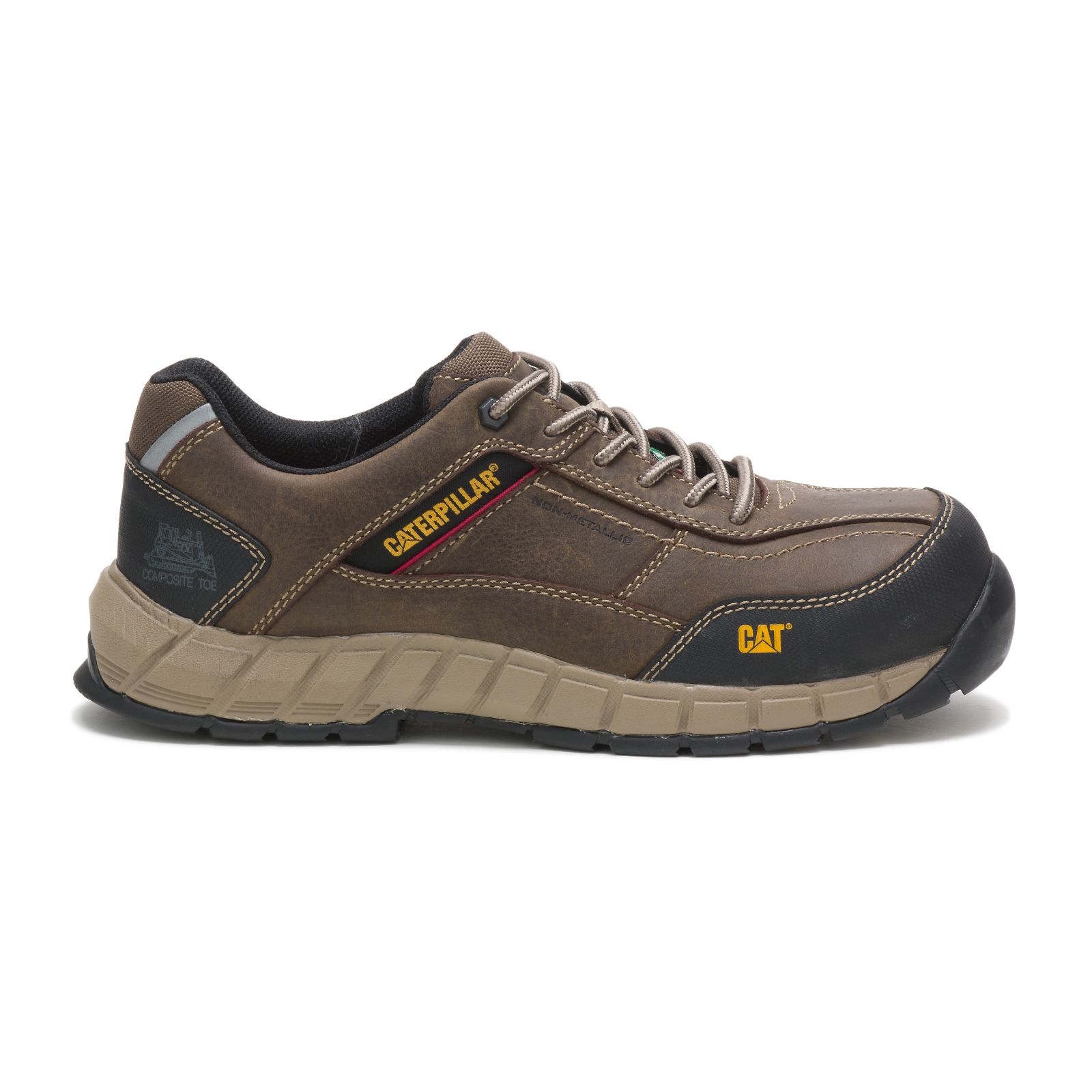 Zapatos De Trabajo Caterpillar Streamline Cuero Csa Composite Puntera Hombre Grises Oscuro | Chile-5