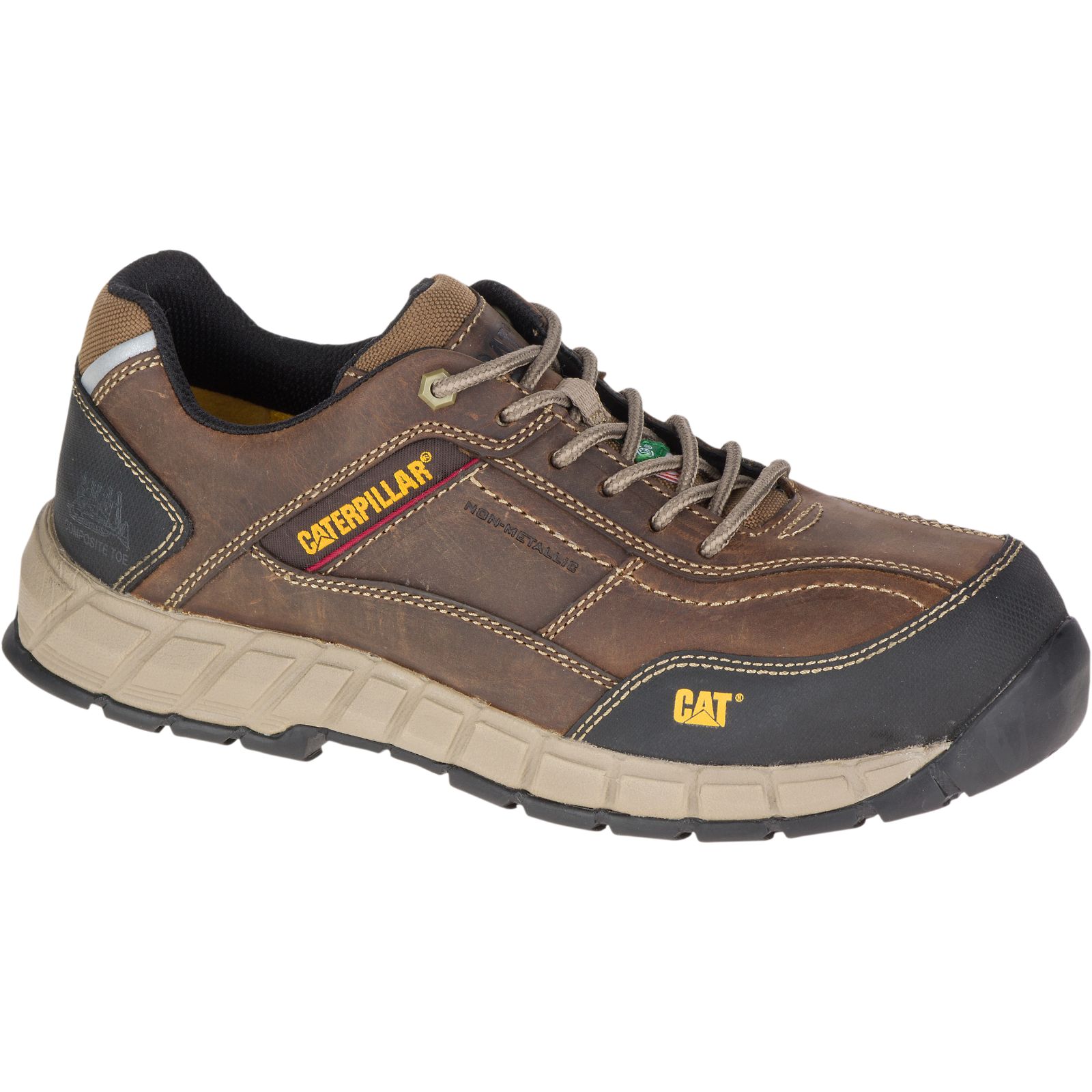 Zapatos De Trabajo Caterpillar Streamline Cuero Csa Composite Puntera Hombre Beige Oscuro | Chile-89